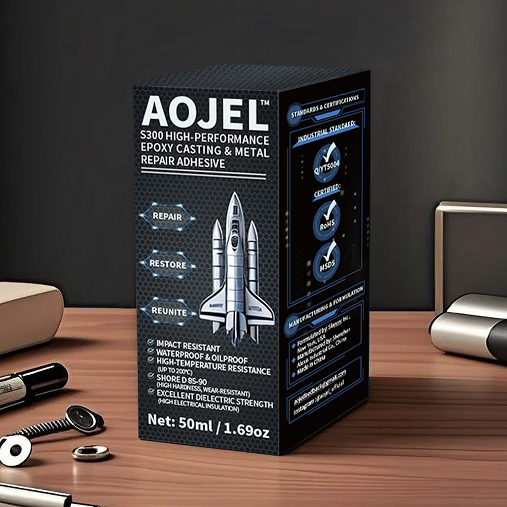 Aojel S300 High-Performance Epoxy Casting & Metal Repair Adhesive