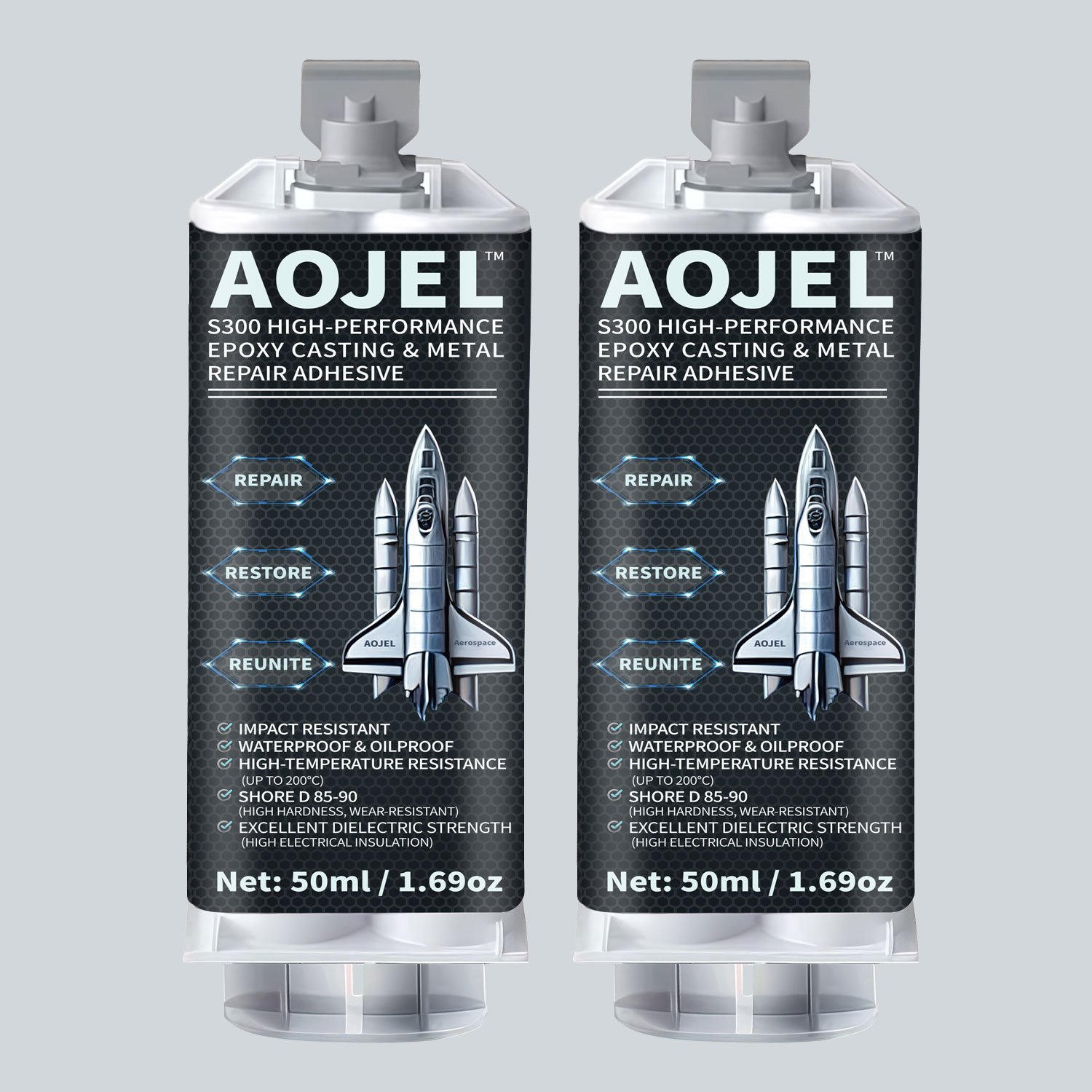 Aojel S300 High-Performance Epoxy Casting & Metal Repair Adhesive