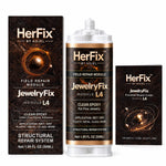 HerFix JewelryFix L4 clear jewelry repair epoxy product box and cartridge