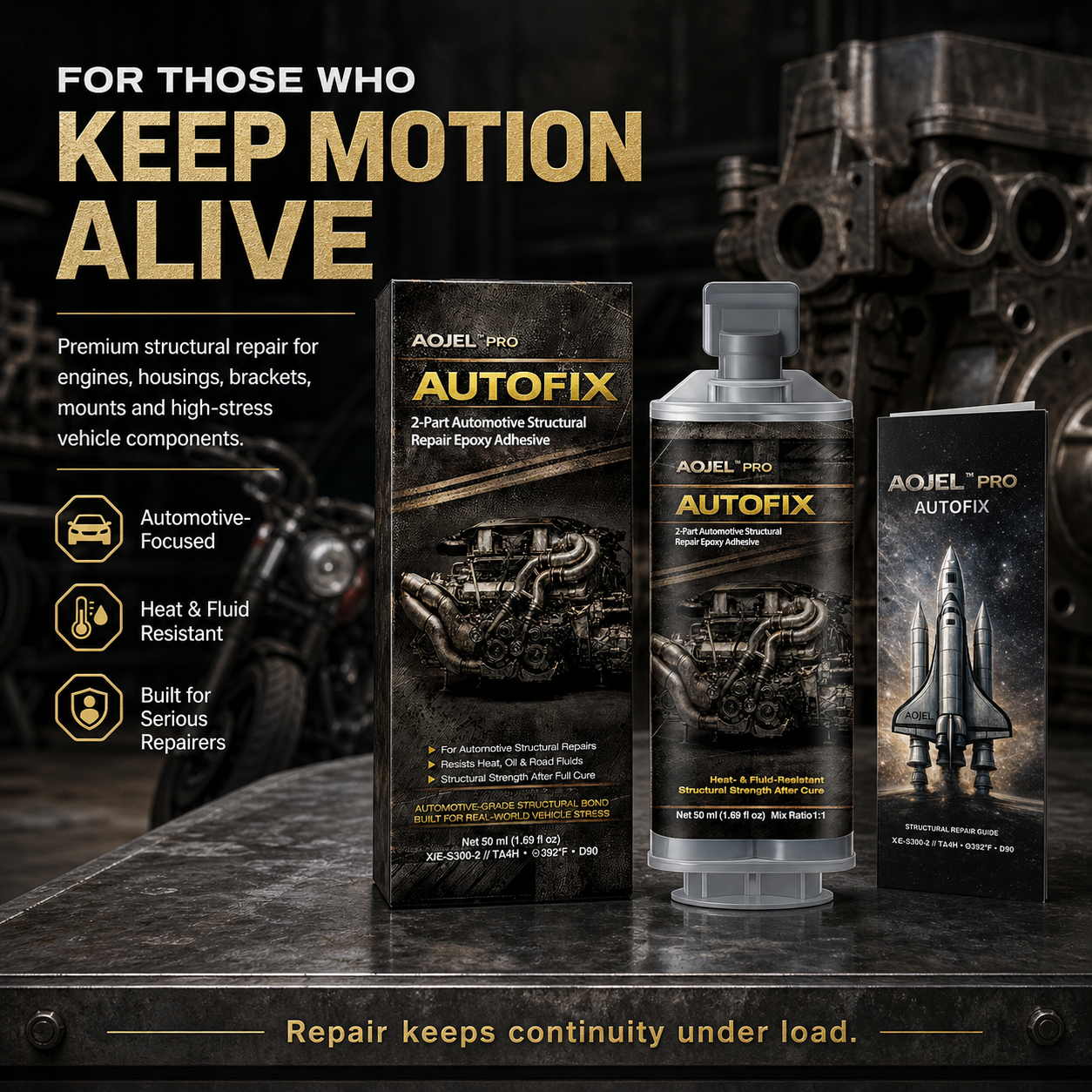AOJEL Pro AutoFix Automotive Structural Repair Epoxy