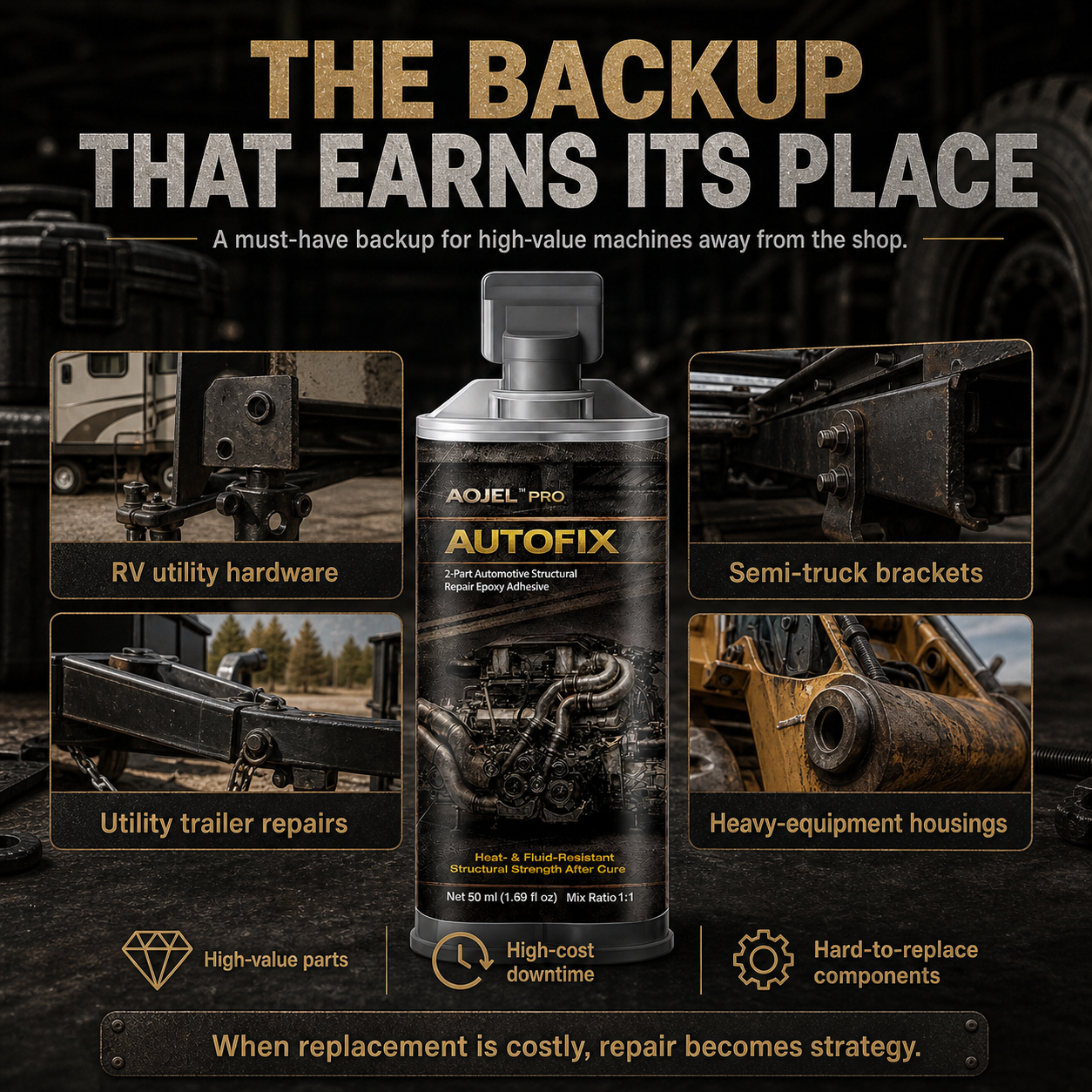 AOJEL Pro AutoFix Automotive Structural Repair Epoxy