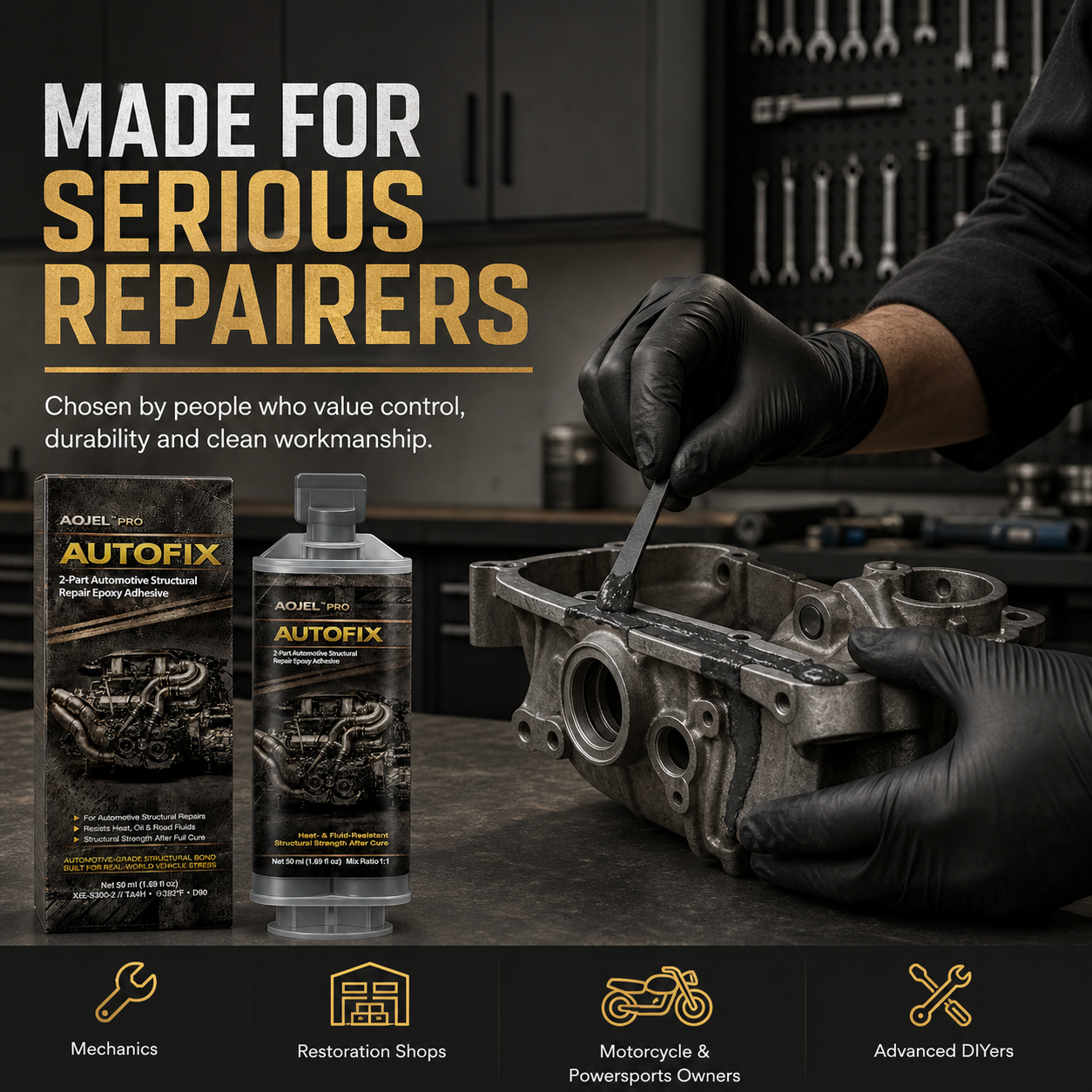 AOJEL Pro AutoFix Automotive Structural Repair Epoxy