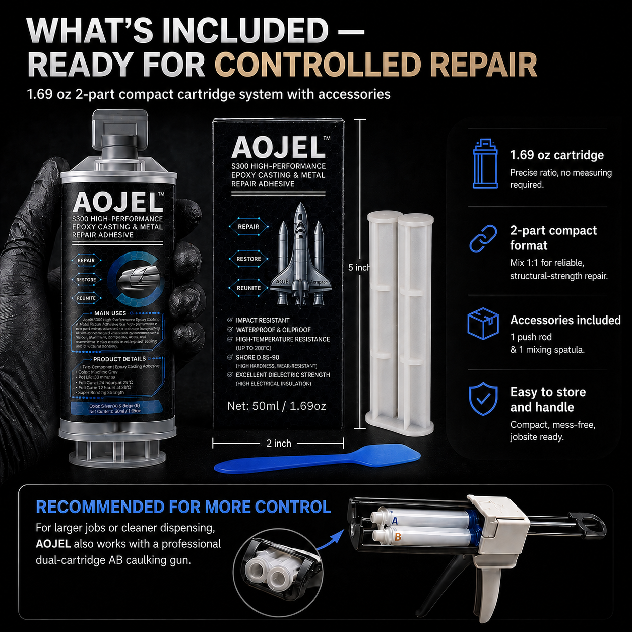 AOJEL S300 Core Metal Epoxy