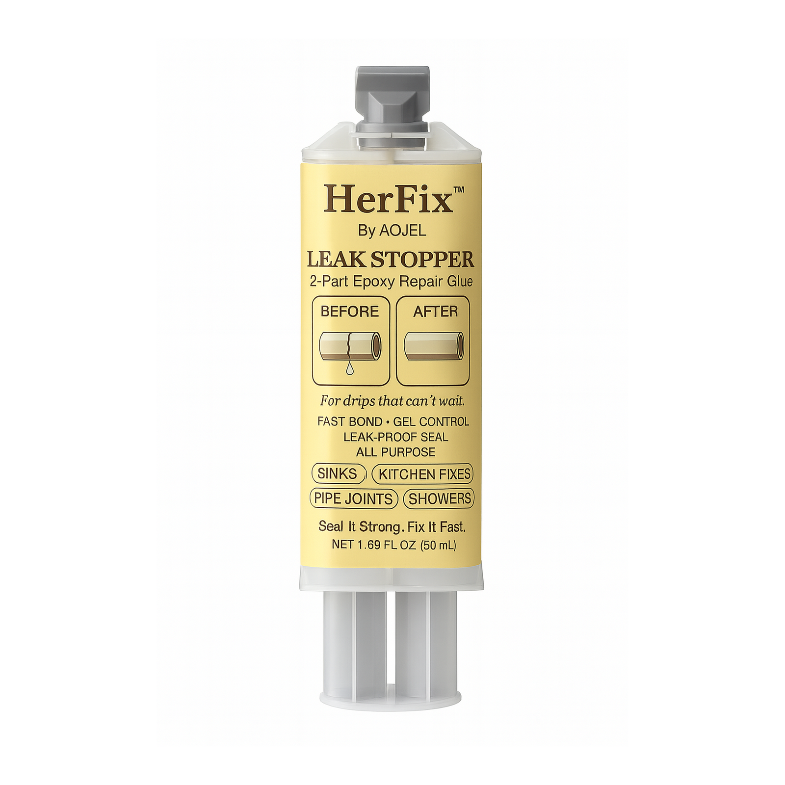 LAEKSTOPPER 2PART EPOXY REPAIR GLUE
