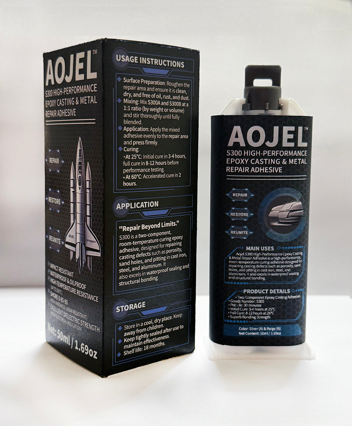 High-Performance Epoxy Casting & Metal Repair Adhesive
