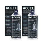Aojel S300 High-Performance Epoxy Adhesive (2-Pack) – Industrial Metal Repair Glue for Steel, Aluminum, Plastic, Ceramic & More