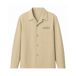 AOJEL Cuban-Collar Work Shirt — Waterproof, Stainproof, Oil-Resistant