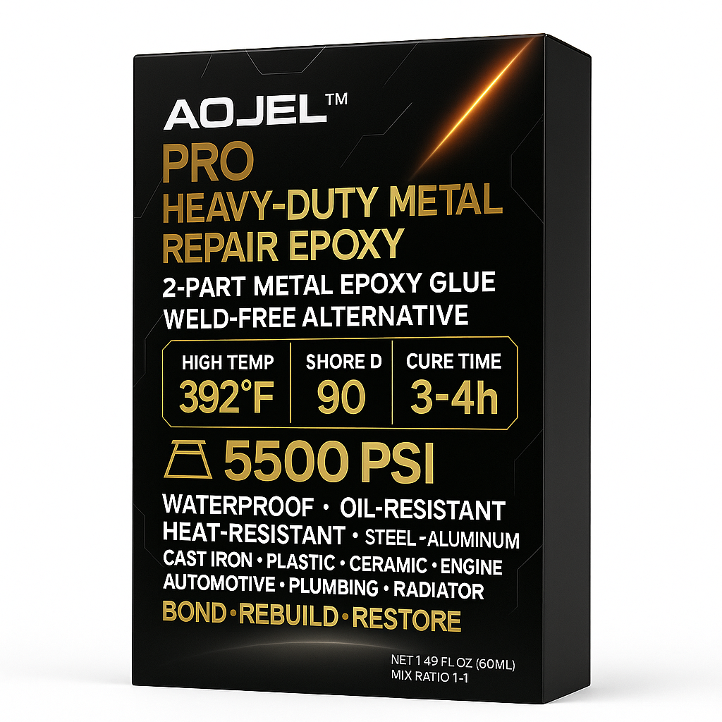 AOJEL™ 2-PART HEAVY-DUTY METAL EPOXY GLUE