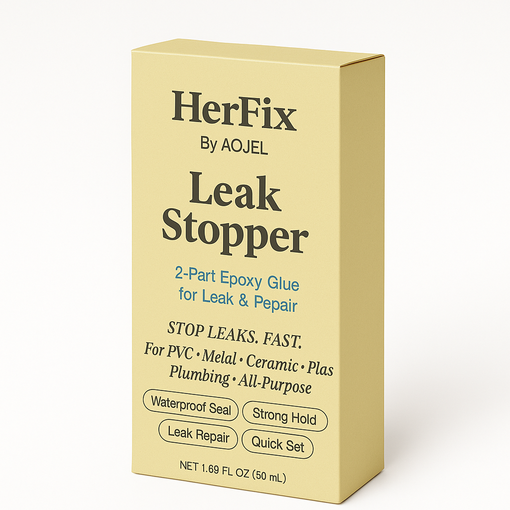 HerFix™ Leak Stopper – 2-Part Epoxy Repair Glue for Leak & Pipe Fixes