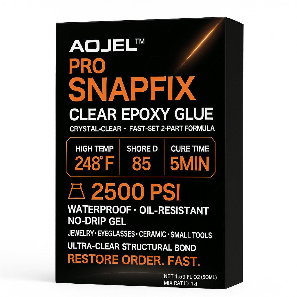 AOJEL™ PRO SNAPFIX 2-PART CLEAR EPOXY GLUE