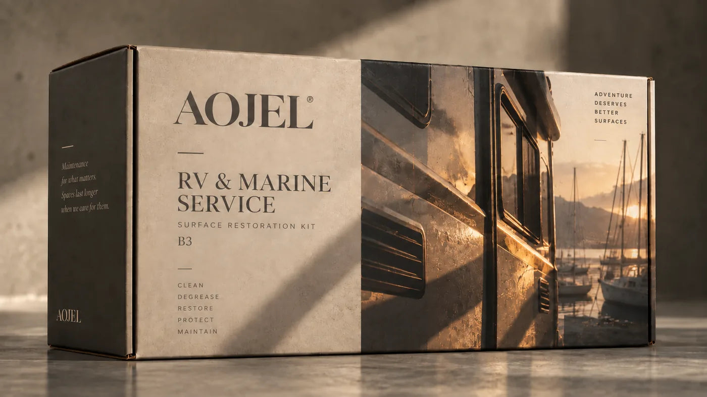 AOJEL RV and Marine Service Case B3 packaging