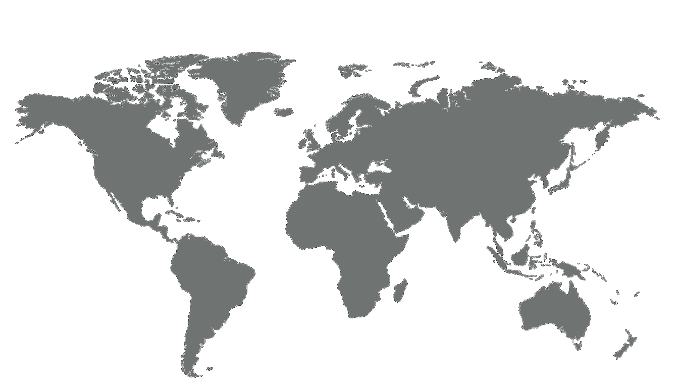 World map with many illustrative repair lights